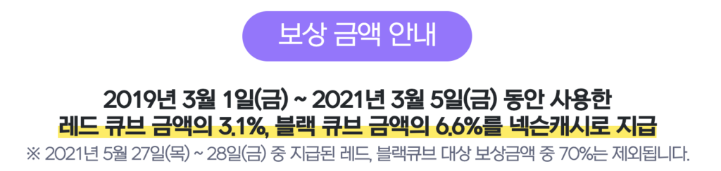 메이플스토리 큐브 보상 - 신청방법, 환불방법,놓치면 후회할 절호의 기회! 4 image